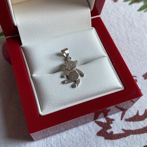 Sterling silver teddy bear pendant 🐻